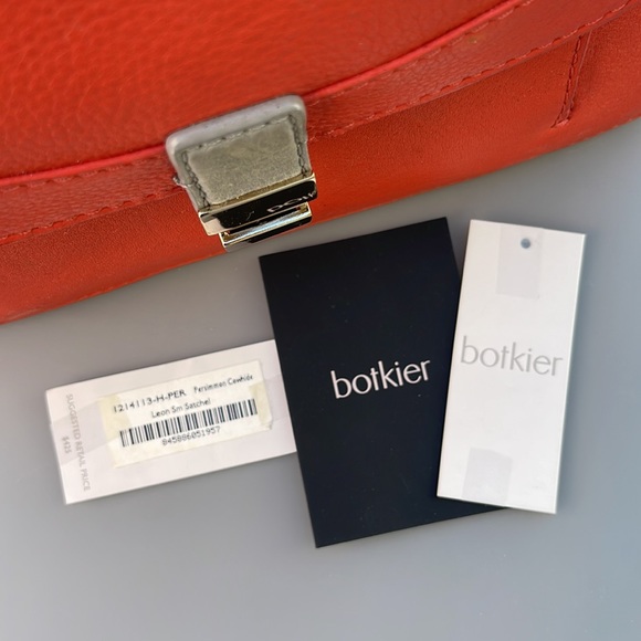 Botkier orange leather Sml Leon satchel by Botkier * EUC - Picture 5 of 13